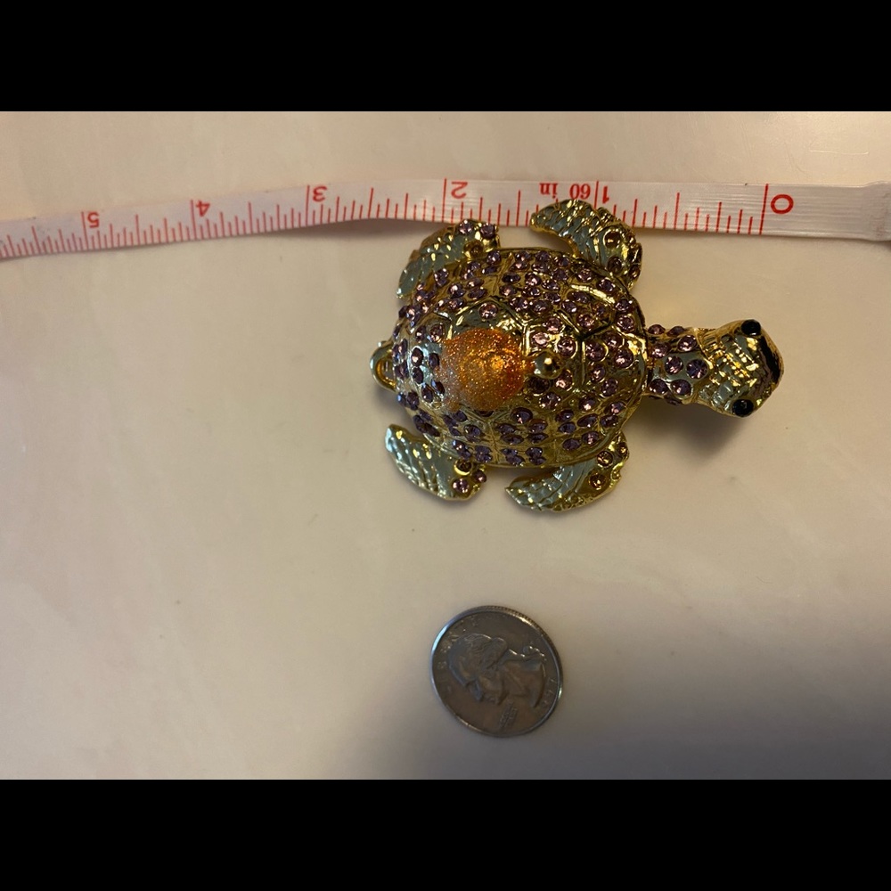 Ring Box - Turtle ring box New - Picture 3 of 6